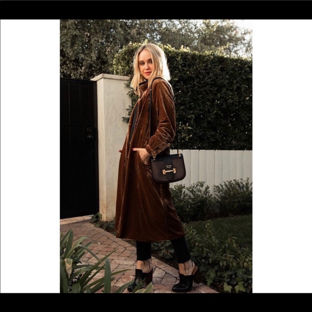 SOLD // Line & Dot Velvet Coat